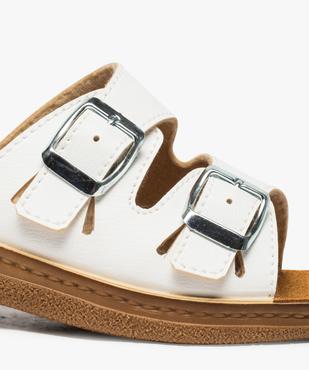 Mules femme confort unies à talon sabot vue6 - GEMO (CONFORT) - GEMO