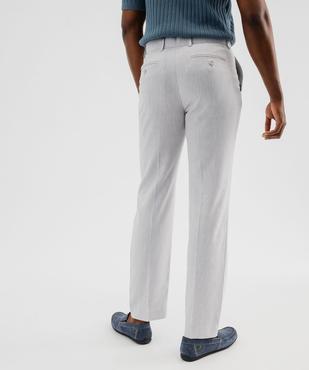Pantalon de costume ajusté homme vue3 - GEMO 4G HOMME - GEMO