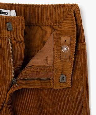 Pantalon en velours large garçon vue3 - GEMO (ENFANT) - GEMO