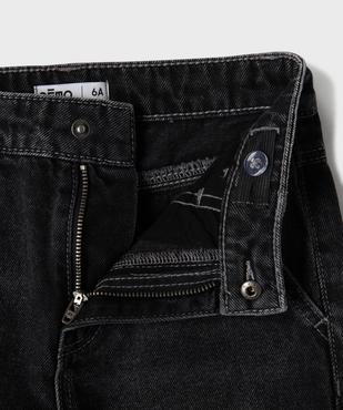 Jean wide leg avec taille ajustable garçon vue3 - GEMO (ENFANT) - GEMO