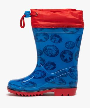 Bottes de pluie garçon à col ajustable – Avengers vue3 - AVENGERS - GEMO