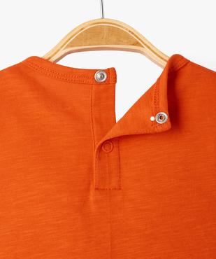 Combishort avec inscription bébé garçon vue4 - GEMO(BEBE DEBT) - GEMO