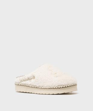 Chaussons mules en sherpa fille - LuluCastagnette vue2 - LULUCASTAGNETTE - GEMO