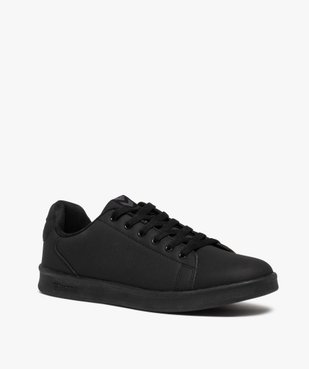 Baskets homme monochromes à lacets - Hummel vue2 - HUMMEL - GEMO