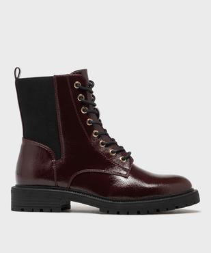 Boots avec élastique sur la tige et semelle crantée femme - 5 Miles vue2 - 5 MILES - GEMO