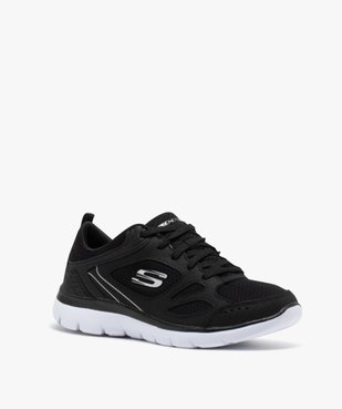 Baskets femme running dessus en mesh uni - Skechers vue2 - SKECHERS - GEMO