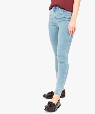 Jean femme skinny push-up uni vue1 - FOLLOW ME - GEMO