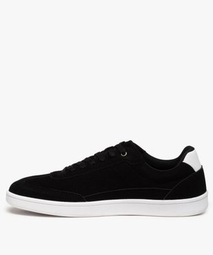Baskets homme suédées à lacets style skateshoes vue3 - GEMO (SPORTSWR) - GEMO
