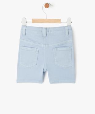 Short slim uni en toile extensible bébé garçon vue4 - GEMO(BEBE DEBT) - GEMO