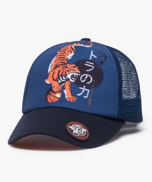 Casquette garçon trucker motif tigre japonisant vue1 - GEMO (ENFANT) - GEMO