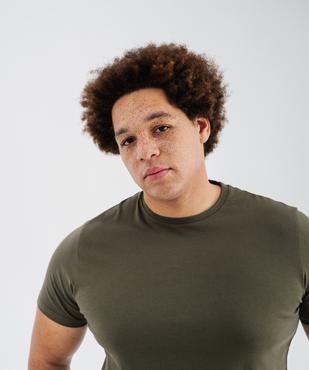 Tee-shirt à manches courtes et col rond homme vue12 - GEMO 4G HOMME - GEMO