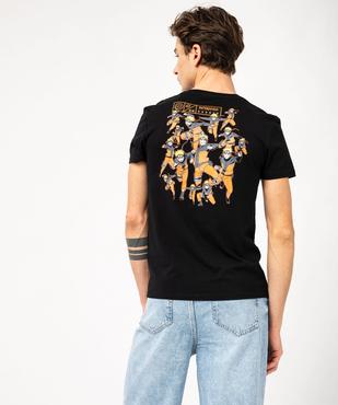 Tee-shirt à manches courtes avec motif manga homme - Naruto Shippuden vue3 - NARUTO - GEMO