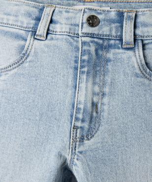 Jean flare avec taille ajustable fille vue2 - GEMO (ENFANT) - GEMO