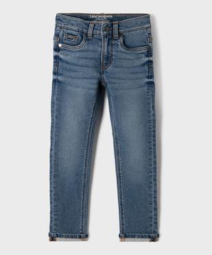 Jean slim délavé en coton stretch garçon - LuluCastagnette vue1 - LULUCASTAGNETTE - GEMO