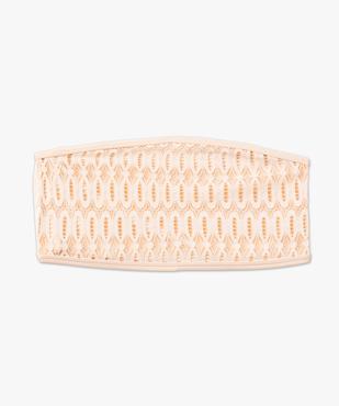 Soutien-gorge bandeau réversible sans armatures vue4 - GEMO 4G FEMME - GEMO
