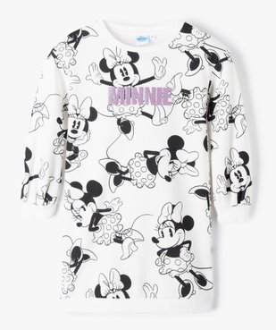 Robe fille en sweat molletonné à motif brillant - Disney vue2 - DISNEY DTR - GEMO