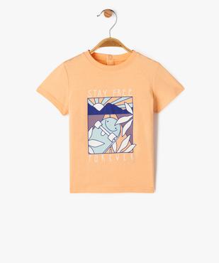 Tee-shirt manches courtes à motif fantaisie bébé garçon vue1 - GEMO 4G BEBE - GEMO