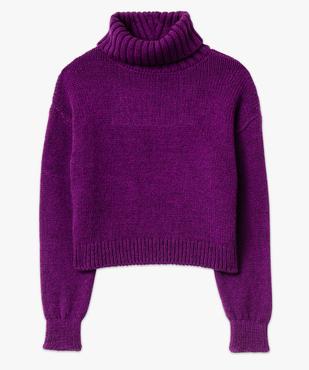 Pull femme à col roulé coupe courte vue4 - GEMO(FEMME PAP) - GEMO