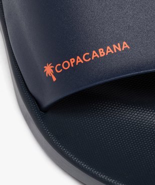 Mules de piscine garçon unies à large bandeau - Copacabana vue6 - COPACABANA - GEMO
