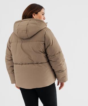 Doudoune à capuche femme grande taille vue3 - GEMO 4G GT - GEMO