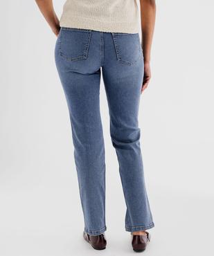 Jean Regular taille haute femme vue8 - GEMO(FEMME PAP) - GEMO