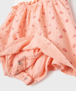 Ensemble 2 pièces bébé fille robe et bandeau - LuluCastagnette vue2 - LULUCASTAGNETTE - GEMO