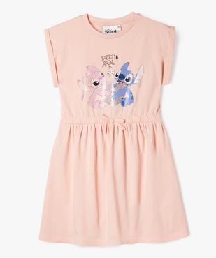 Robe tee-shirt avec motif Stitch fille - Disney vue1 - LILO & STITCH - GEMO