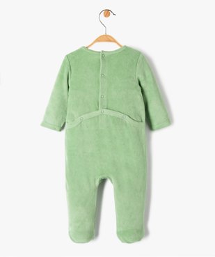 Pyjama dors-bien en velours imprimé bébé vue3 - GEMO(BB COUCHE) - GEMO
