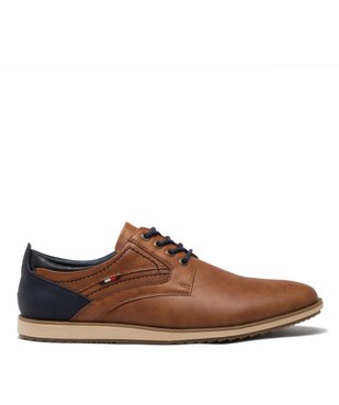 Derbies homme bicolores avec semelle sport - Mario Baldano vue2 - MARIO BALDANO - GEMO