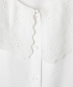 Chemise avec grand col en broderie anglaise femme vue3 - GEMO(FEMME PAP) - GEMO
