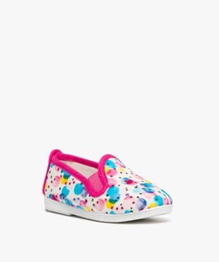 Chaussons bébé fille en toile imprimée vue2 - GEMO (ENFANT) - GEMO
