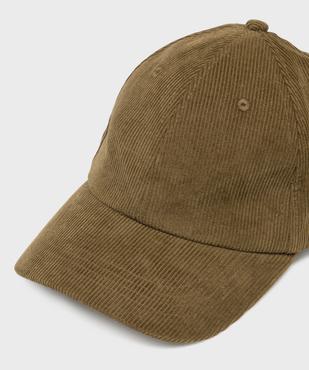 Casquette en velours côtelé homme vue3 - GEMO (ACCESS) - GEMO