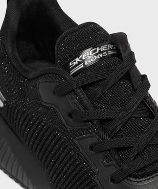 Baskets basses en mesh pailleté femme - Skechers vue6 - SKECHERS - GEMO