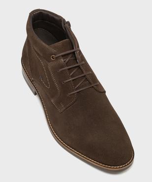 Boots en cuir homme - Taneo vue5 - TANEO GEMO FOR GOOD - GEMO