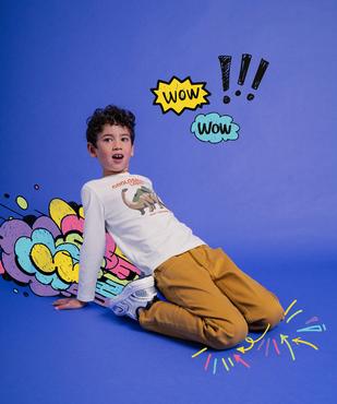 Pantalon en matière résistante extensible garçon vue1 - GEMO (ENFANT) - GEMO