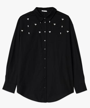 Chemise manches longues à strass femme vue4 - GEMO(FEMME PAP) - GEMO