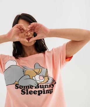 Pyjashort avec motif lapin Panpan femme - Disney vue2 - PANPAN - GEMO