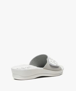 Mules confort femme à large bride scratch - Cloggy vue4 - GEMO (EQUIPT) - GEMO