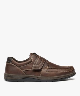 Chaussures bateau homme confort fermeture scratch vue7 - G'FLEX - GEMO