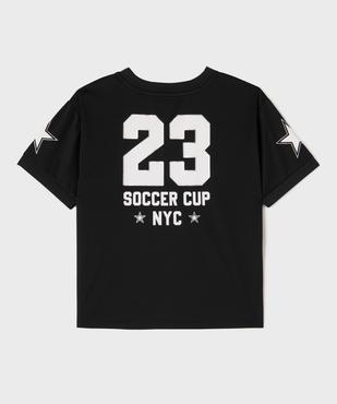 Tee-shirt de sport imprimé à manches courtes fille vue3 - GEMO (JUNIOR) - GEMO