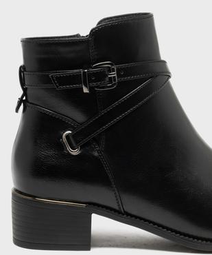 Boots zippées à petit talon femme vue6 - VALENTINA BALDA - GEMO