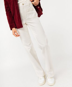Jean large avec ceinture fantaisie femme - LuluCastagnette vue1 - LULUCASTAGNETTE - GEMO