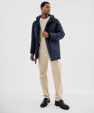 Parka à capuche avec doublure matelassée homme vue6 - GEMO (HOMME) - GEMO