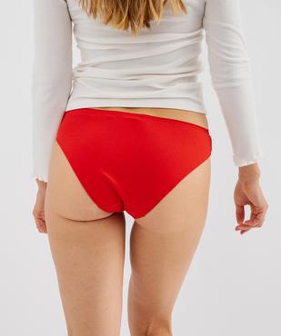 Culotte en coton femme vue4 - GEMO 4G FEMME - GEMO