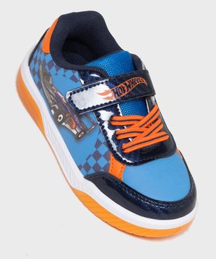 Baskets à scratch à tige basse imprimée garçon - Hotwheels vue5 - HOT WHEELS - GEMO