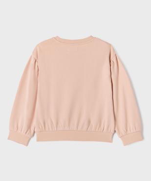 Sweat ample avec détails froncés fille vue6 - GEMO 4G FILLE - GEMO