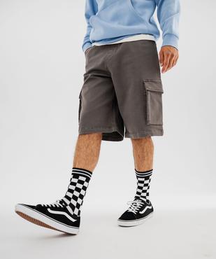 Bermuda cargo avec taille élastique homme vue2 - GEMO (HOMME) - GEMO