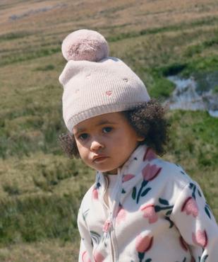 Ensemble 2 pièces bonnet + tour de cou doublés polaire bébé fille vue3 - GEMO (ACCESS) - GEMO