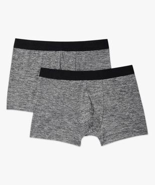 Boxers en microfibre avec large ceinture homme (lot de 2) vue5 - GEMO(HOMWR HOM) - GEMO
