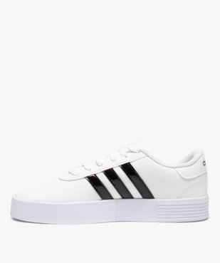 Baskets femme bicolores à lacets – Adidas Courtbold vue3 - ADIDAS - GEMO